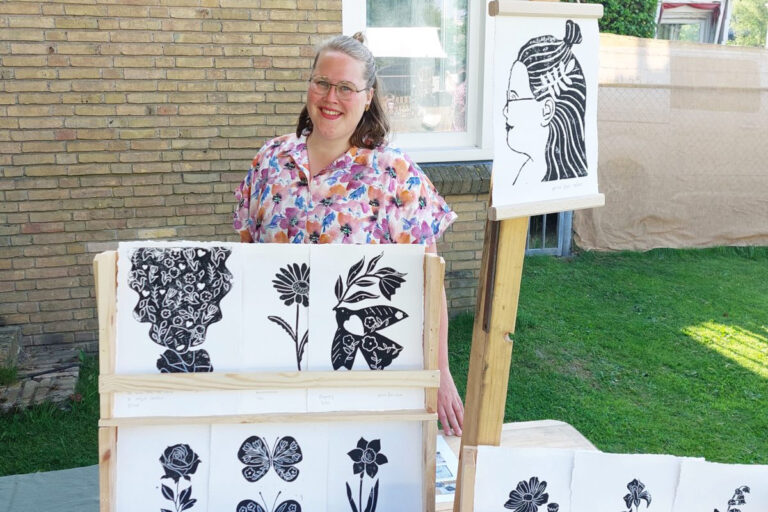 Mini-workshop Linosnede en linodruk — lezing in Joure