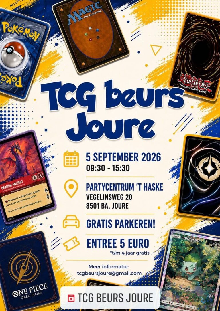 TCG beurs — braderie-en-jaarmarkt in Joure